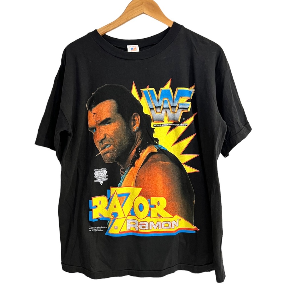 Vintage 1992 WWF Razor Ramon Shirt